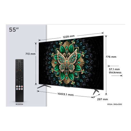 TCL 55C6K 55 4K UHD (2160p) Sort